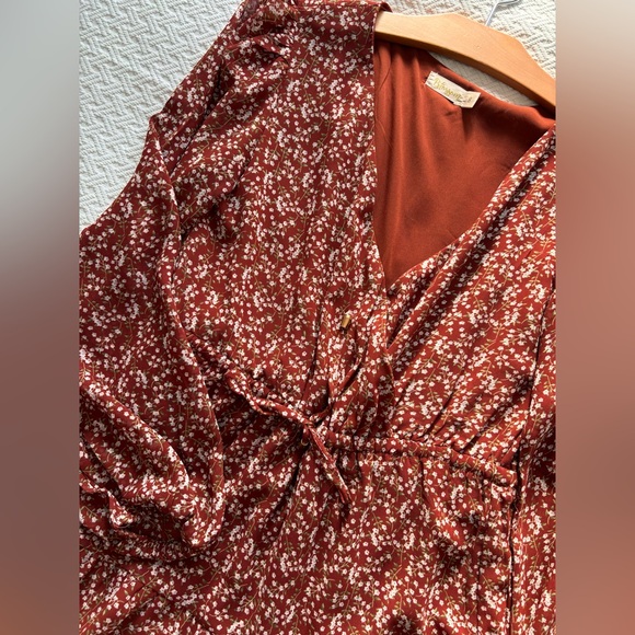 Blossom Red Floral Dress - Picture 2 of 6